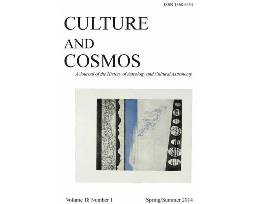 Culture and Cosmos Vol 18 Number 1