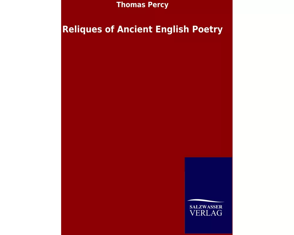 Reliques of Ancient English Poetry