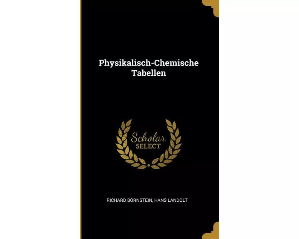 Physikalisch-Chemische Tabellen