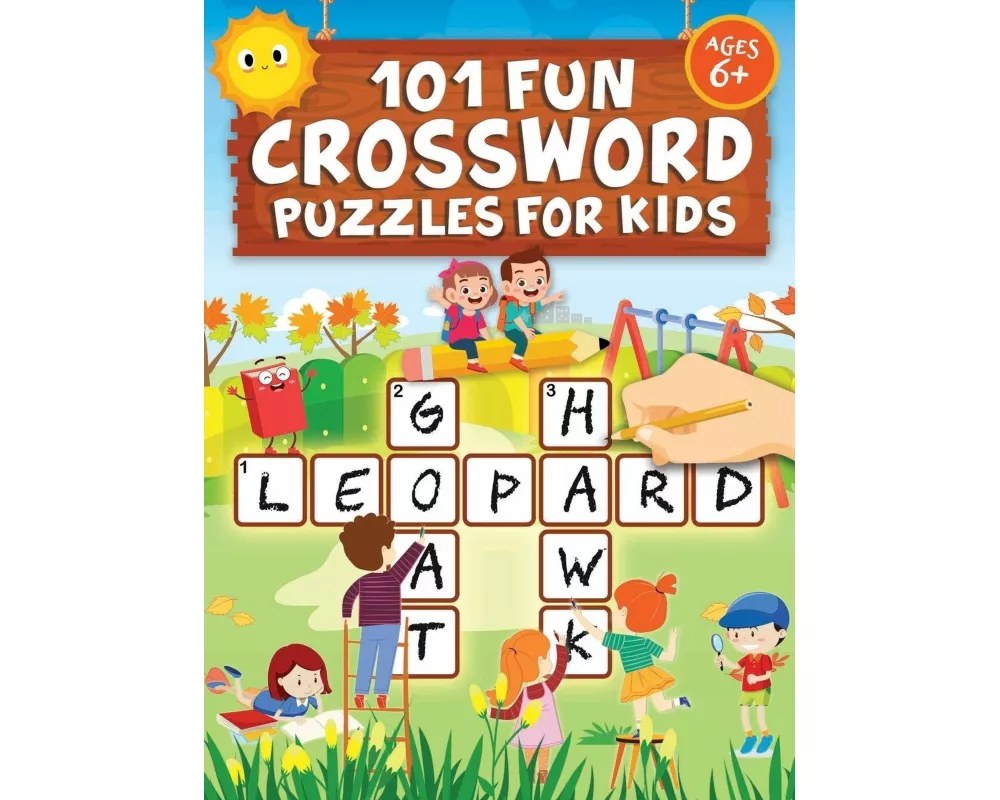 101 Fun Crossword Puzzles for Kids
