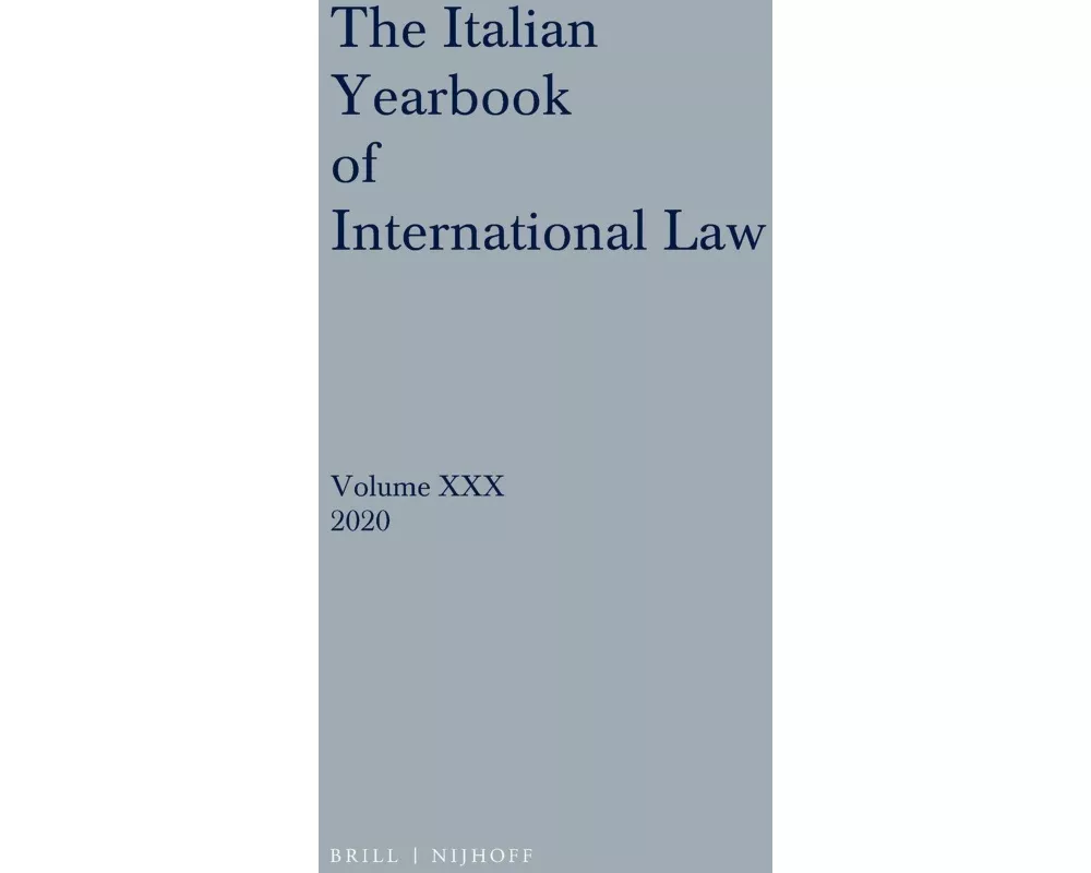 Italian Yearbook of International Law 30 (2020)