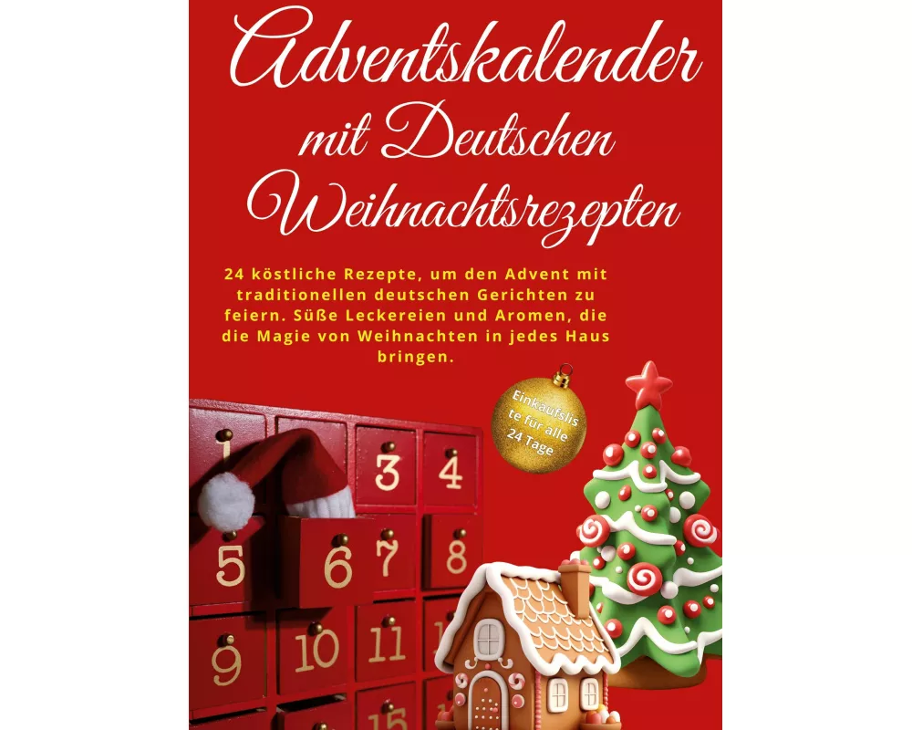 Adventskalender mit deutschen Weihnachtsrezepten