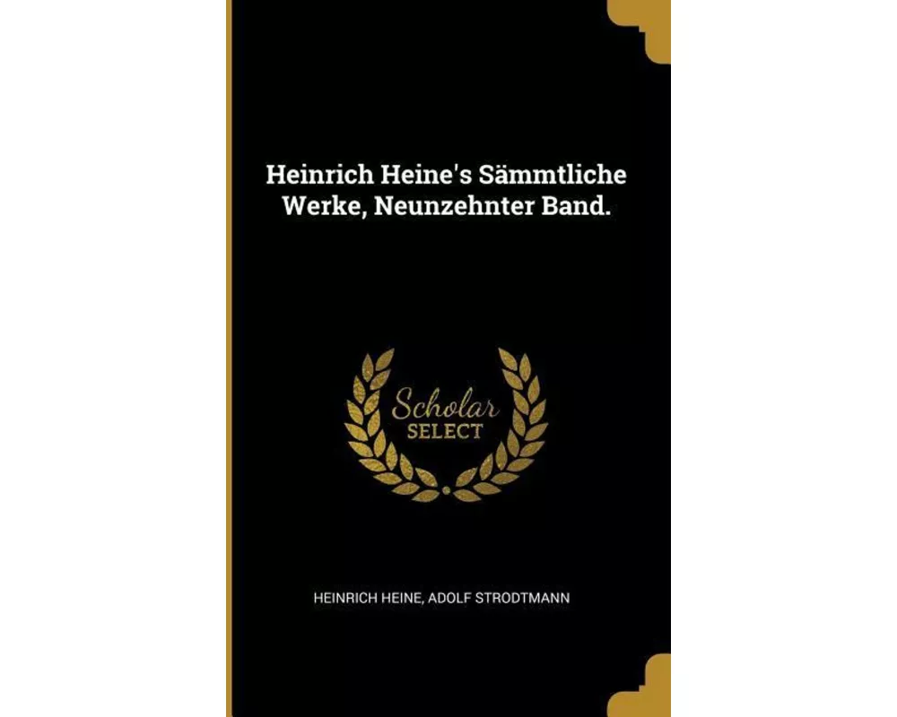Heinrich Heine's Sämmtliche Werke, Neunzehnter Band