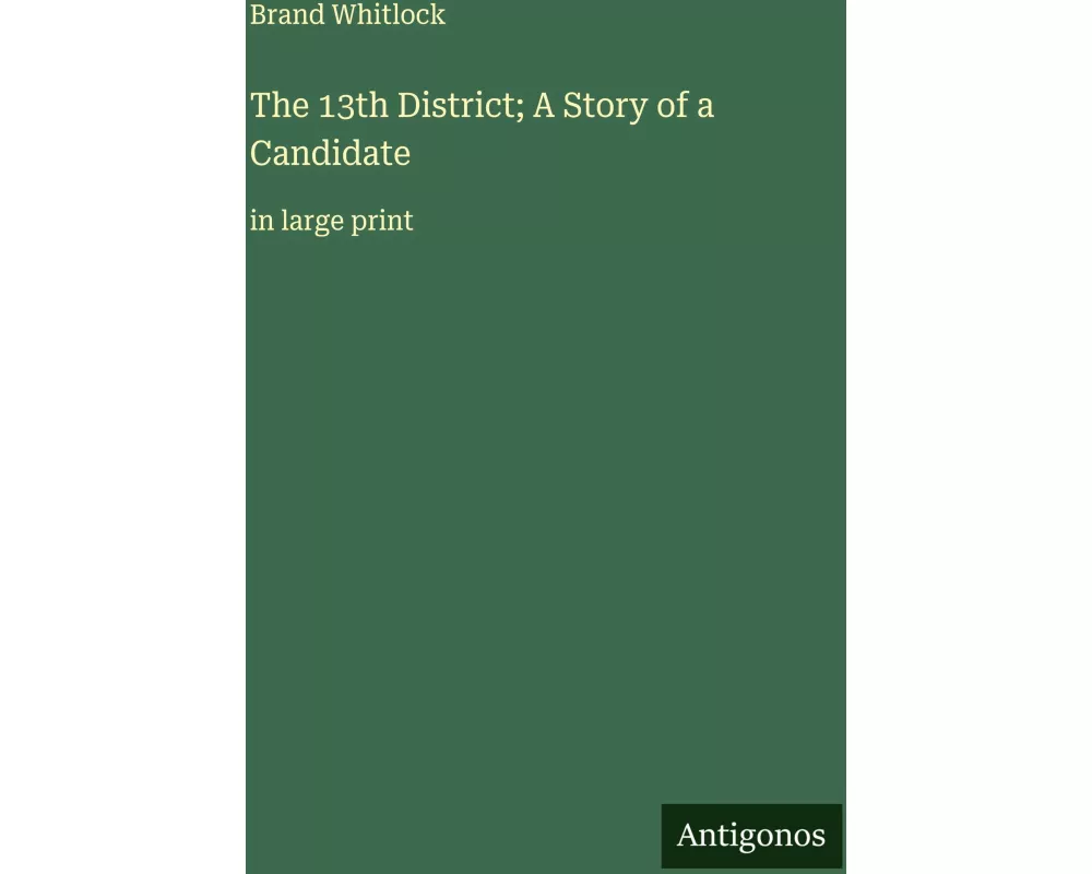 The 13th District; A Story of a Candidate