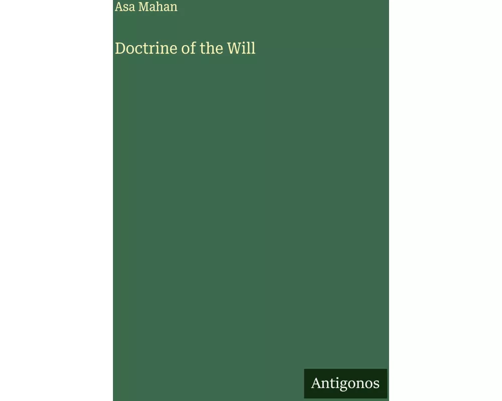Doctrine of the Will