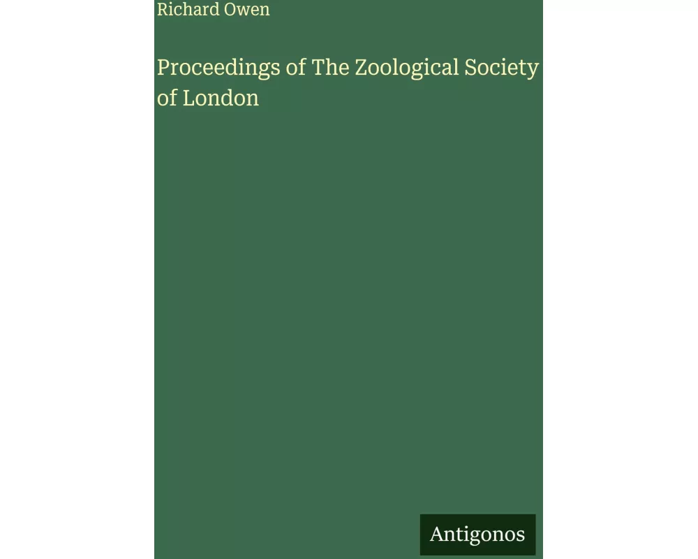 Proceedings of The Zoological Society of London