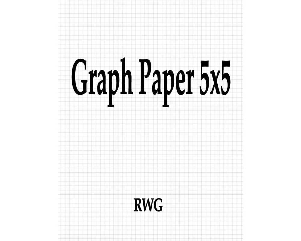Graph Paper 5x5