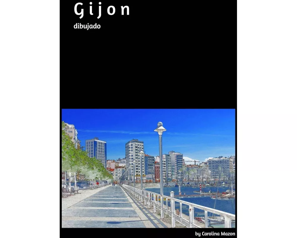 Gijon dibujado 20x25