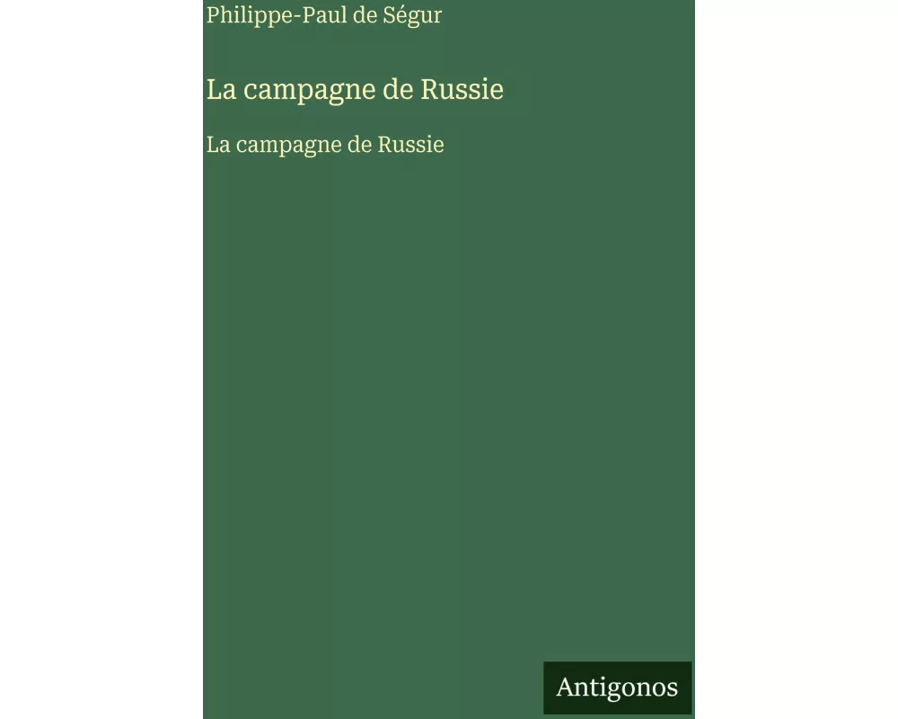La campagne de Russie
