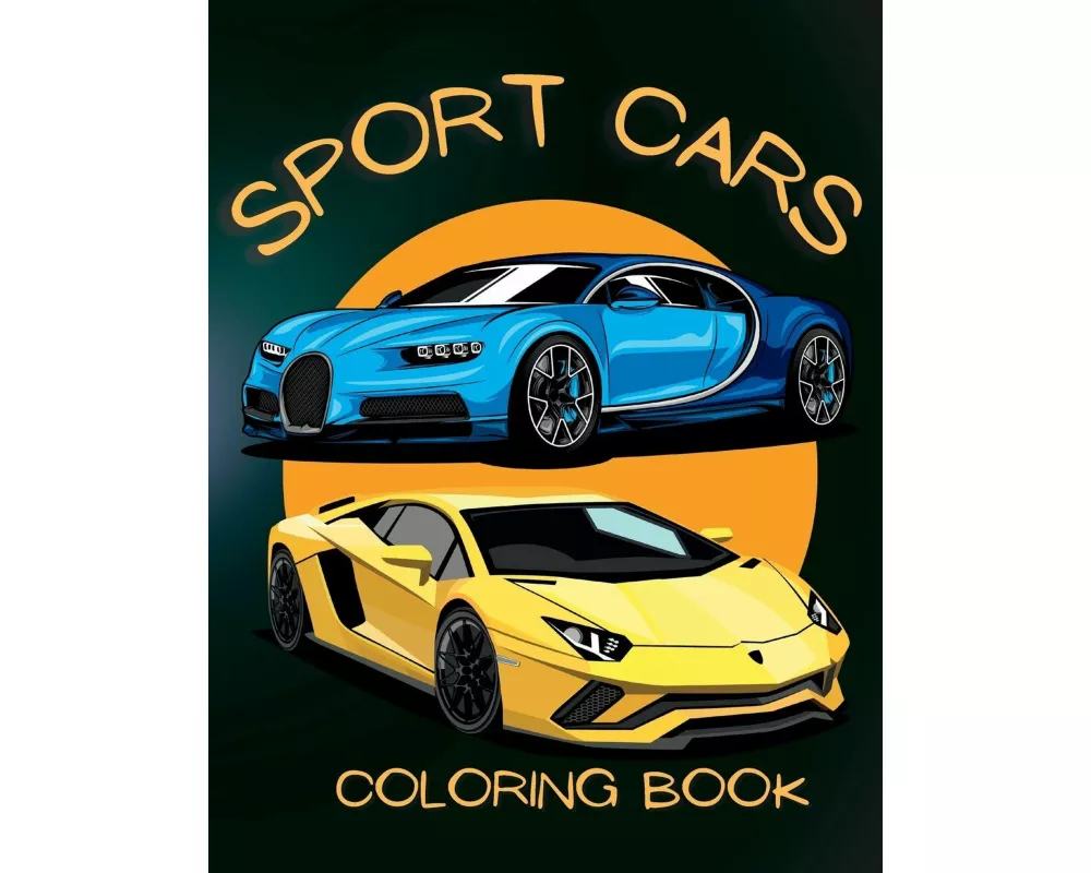 Sports Car Coloring Book