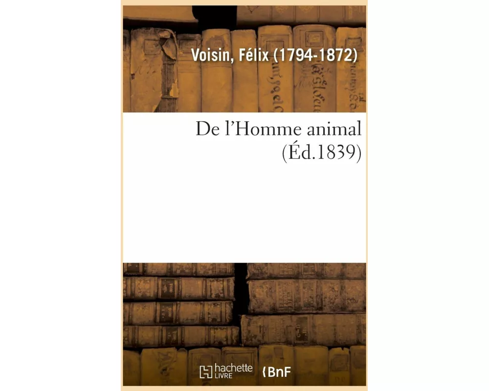 de l'Homme Animal