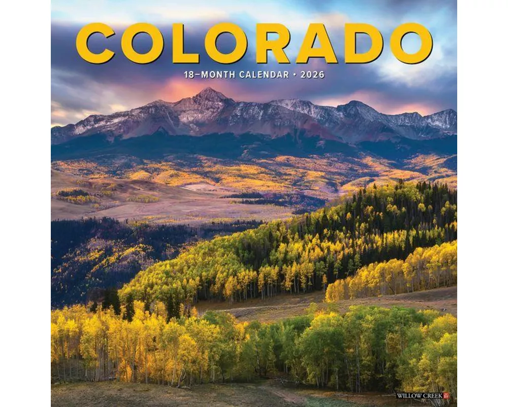 Colorado 2026 Wall Calendar