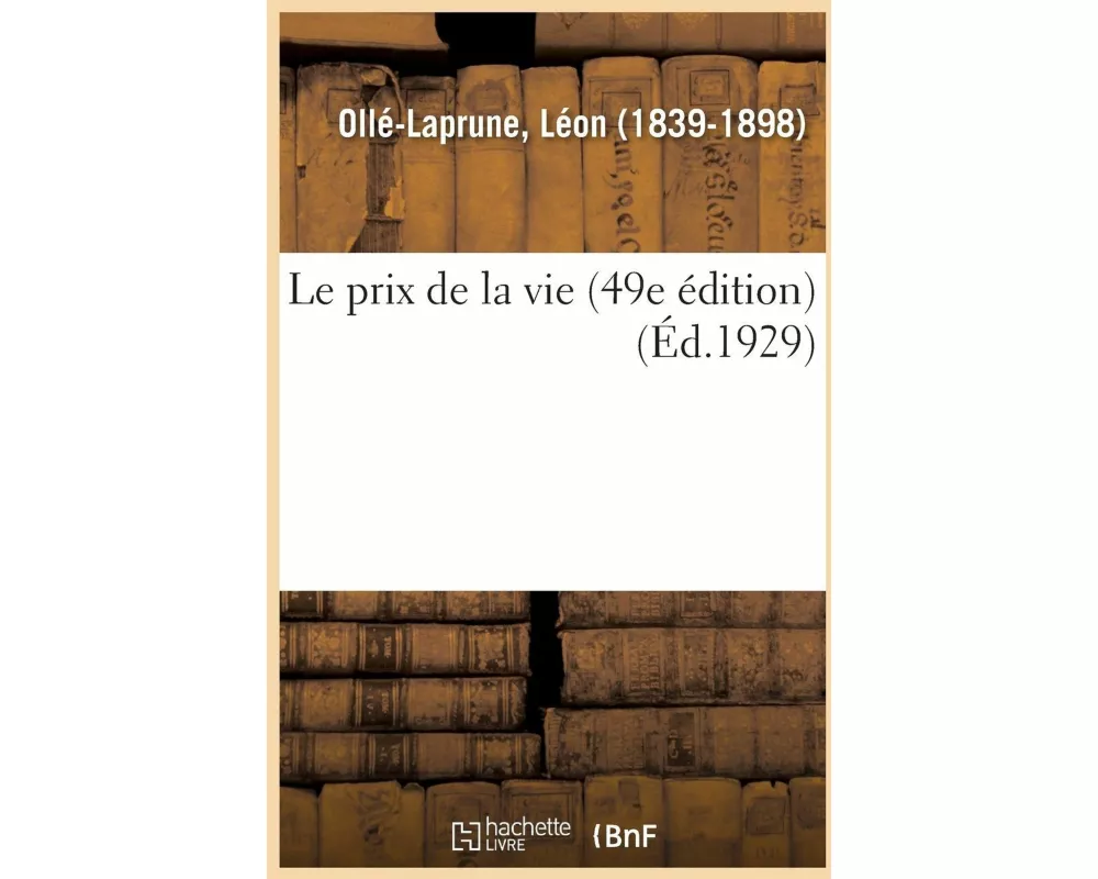 Le Prix de la Vie (49e Édition)