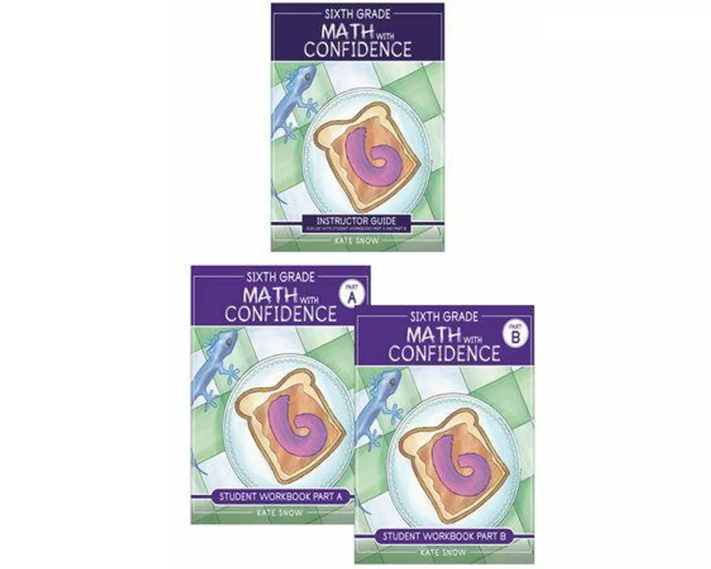 Sixth Grade Math with Confidence Complete Bundle