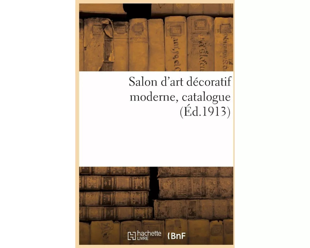Salon d'Art Décoratif Moderne, Catalogue