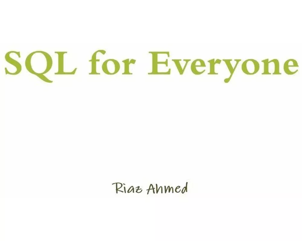 SQL for Everyone