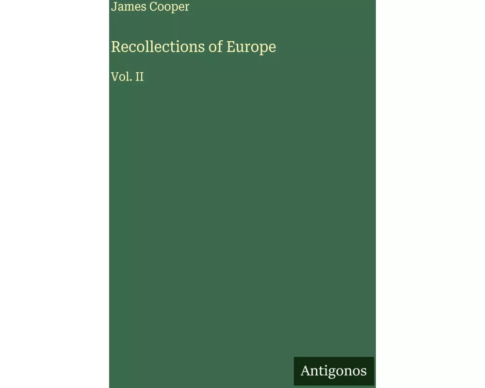 Recollections of Europe