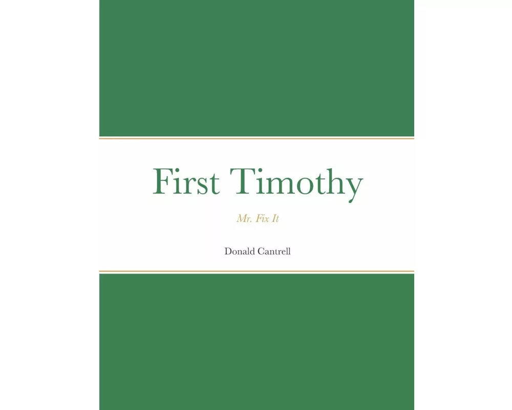 First Timothy