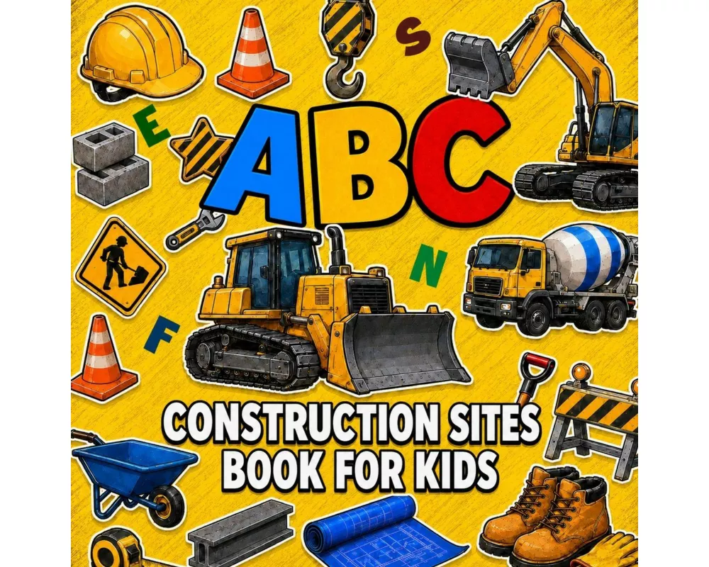 ABC Construction Site Book for Kids