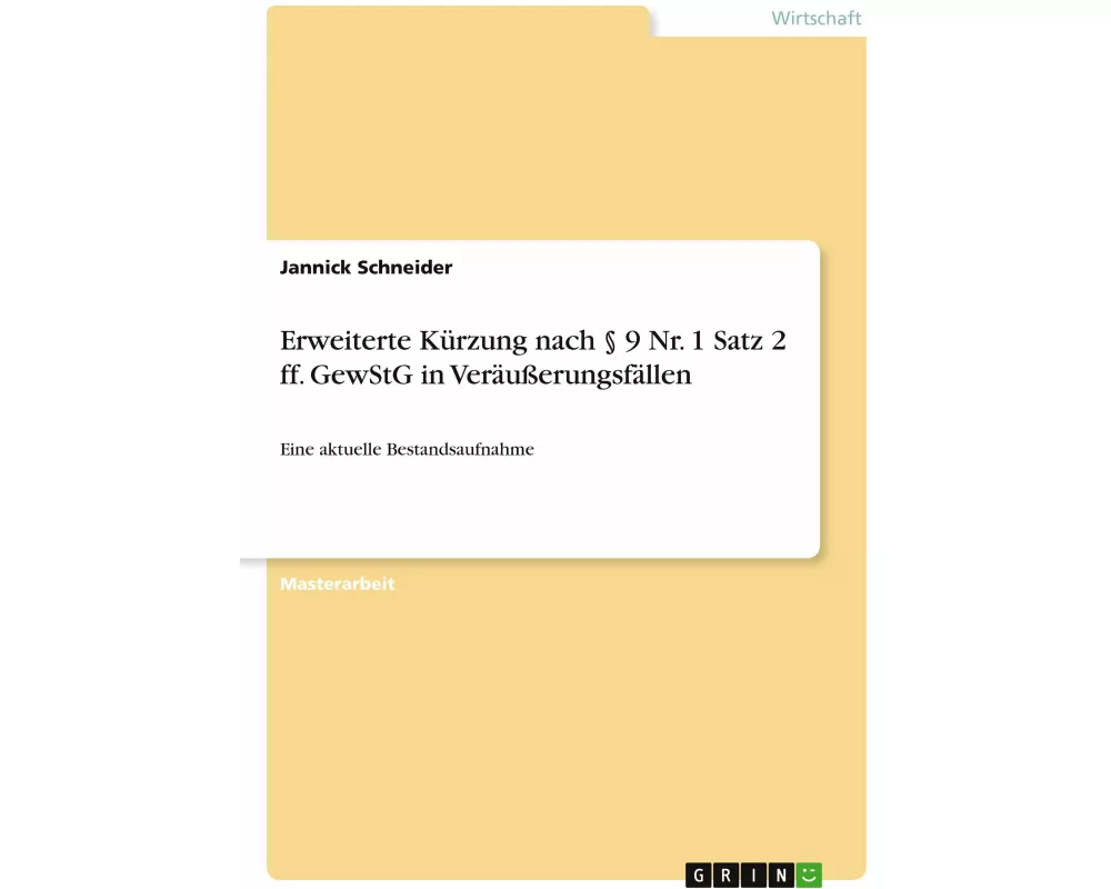 Erweiterte Kürzung nach § 9 Nr. 1 Satz 2 ff. GewStG in Veräußerungsfällen