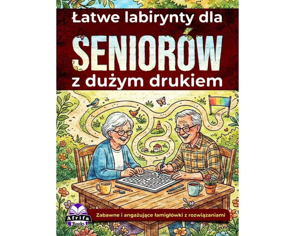 ¿atwe labirynty dla seniorów z du¿ym drukiem