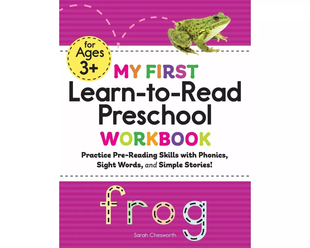 My First Learn-To-Read Preschool Workbook