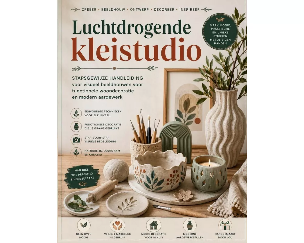 Luchtdrogende kleistudio