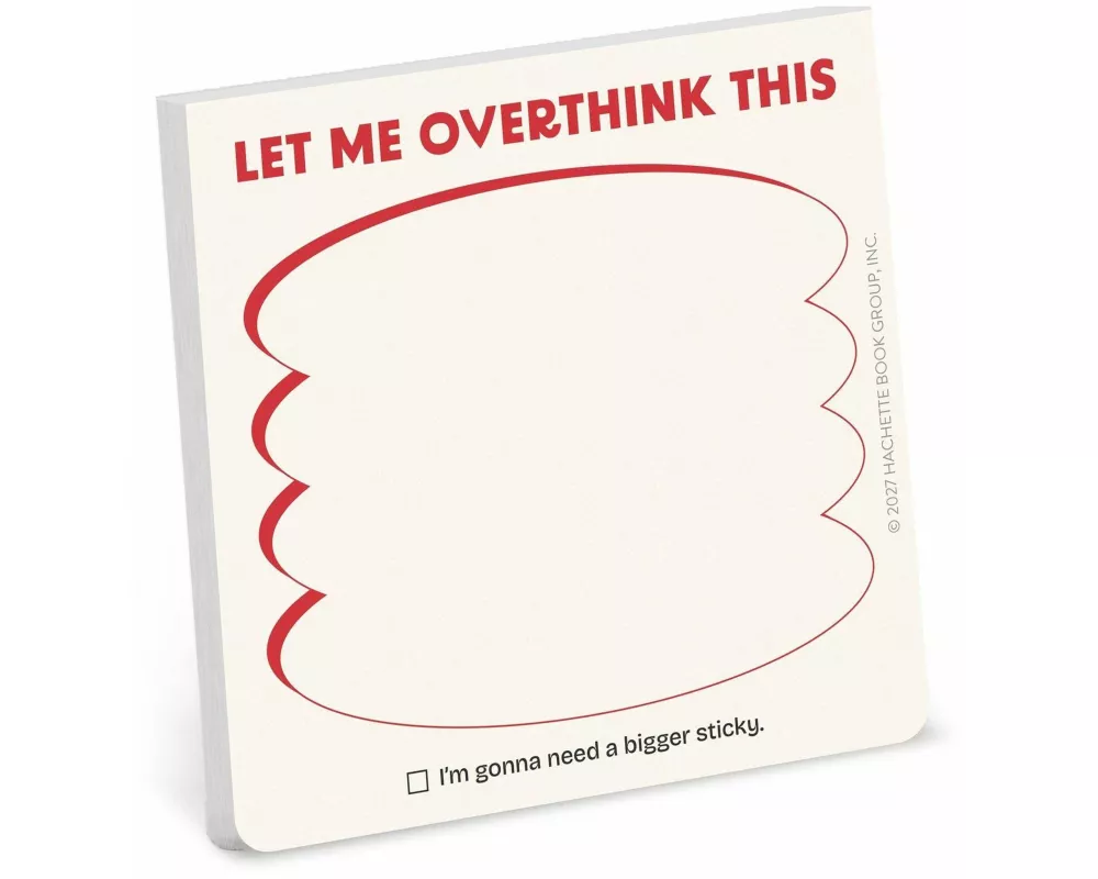 Let Me Overthink This Sticky Note