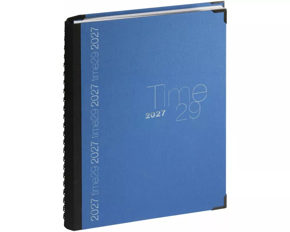 TIME 29 mit Spirale Farbe blau 2027