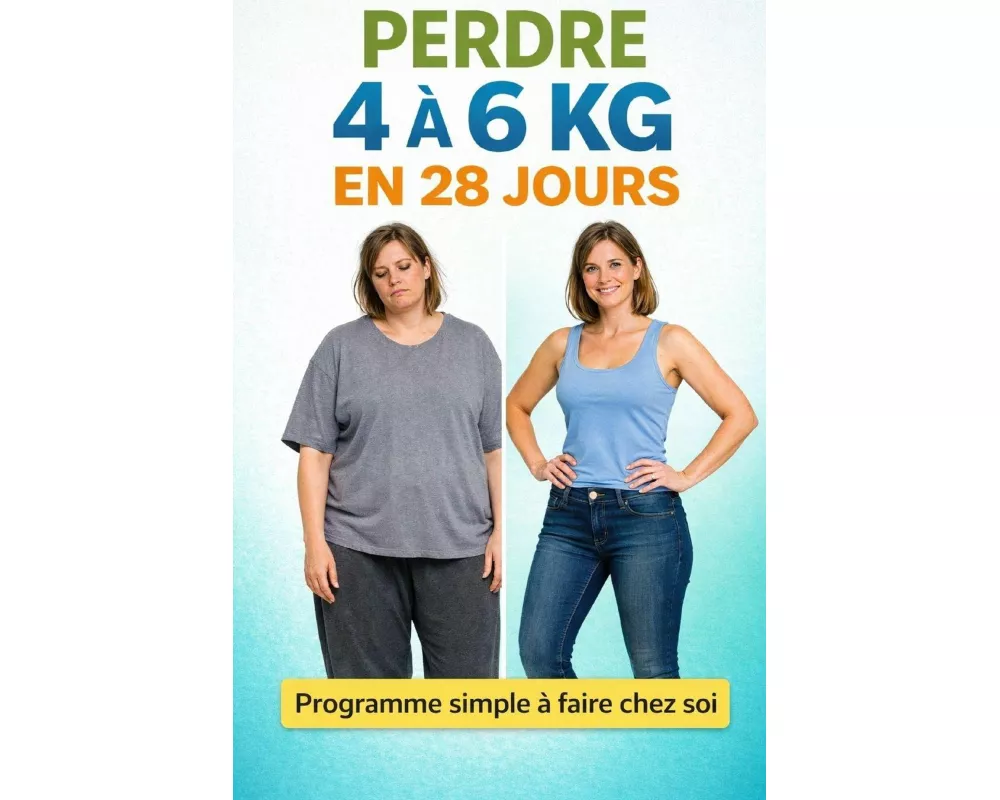 28 jours pour perdre 4 à 6 kg sans régime