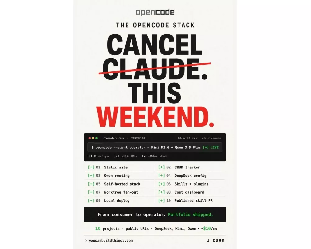 The opencode Stack - Cancel Claude This Weekend