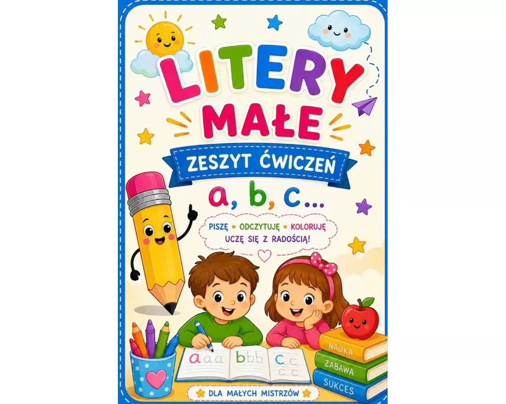 Literki ma¿e zeszyt ¿wicze¿ a b c