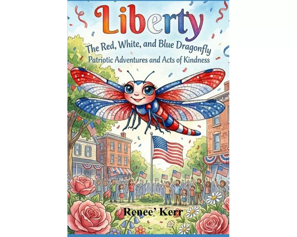 Liberty The Red, White and Blue Dragonfly