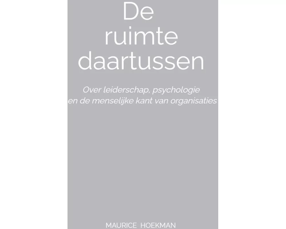 De ruimte daartussen