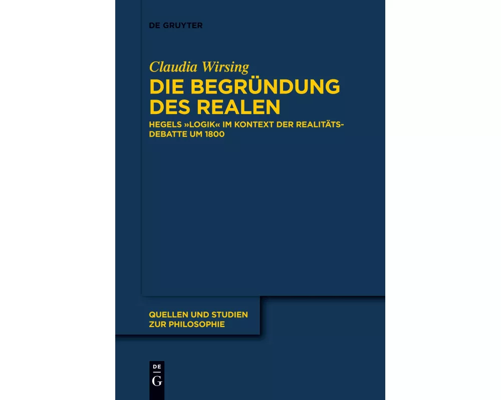 Die Begründung des Realen