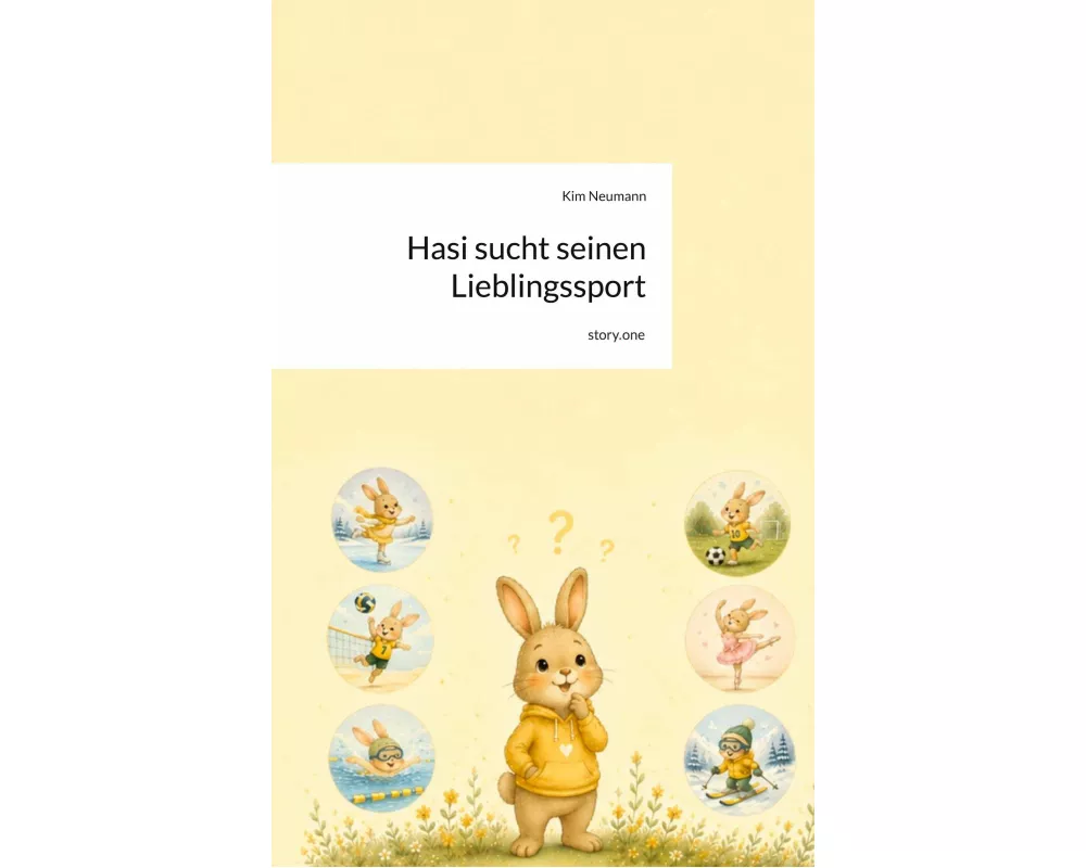 Hasi sucht seinen Lieblingssport. by story.one