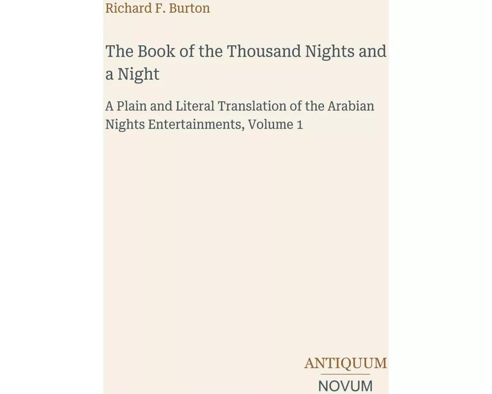 The Book of the Thousand Nights and a Night