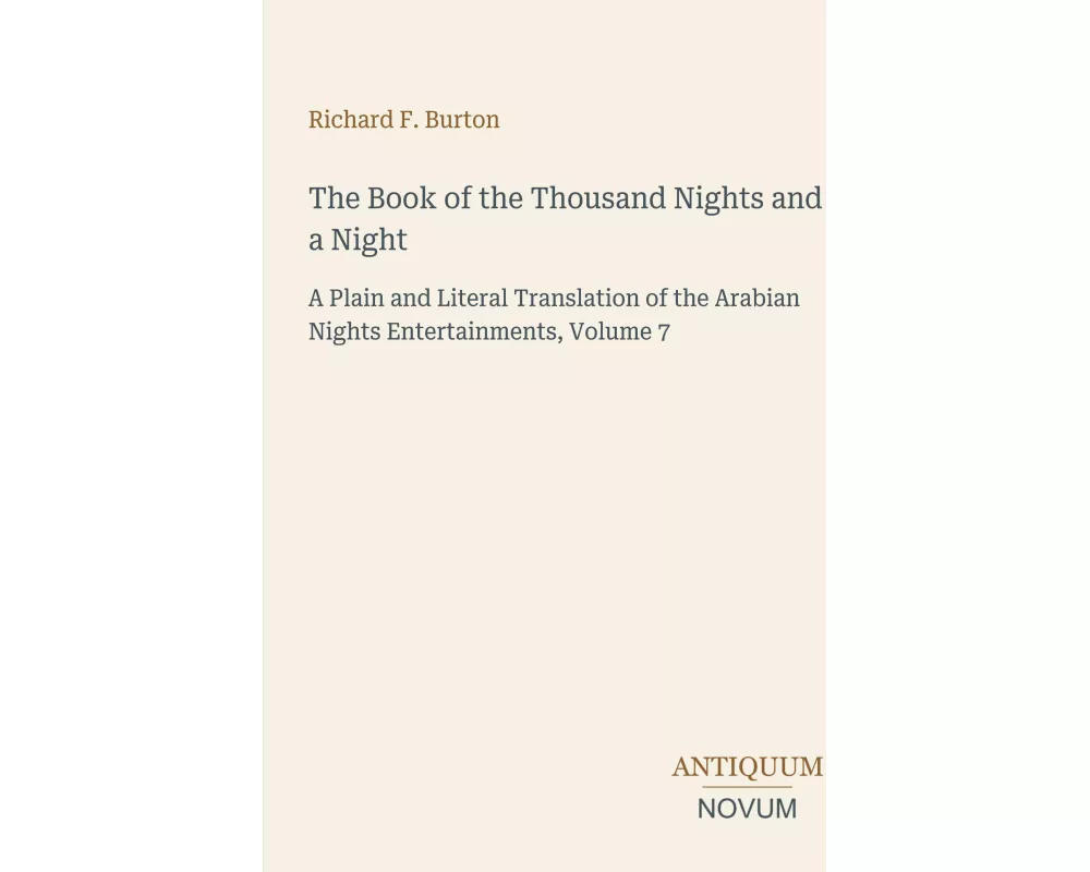 The Book of the Thousand Nights and a Night