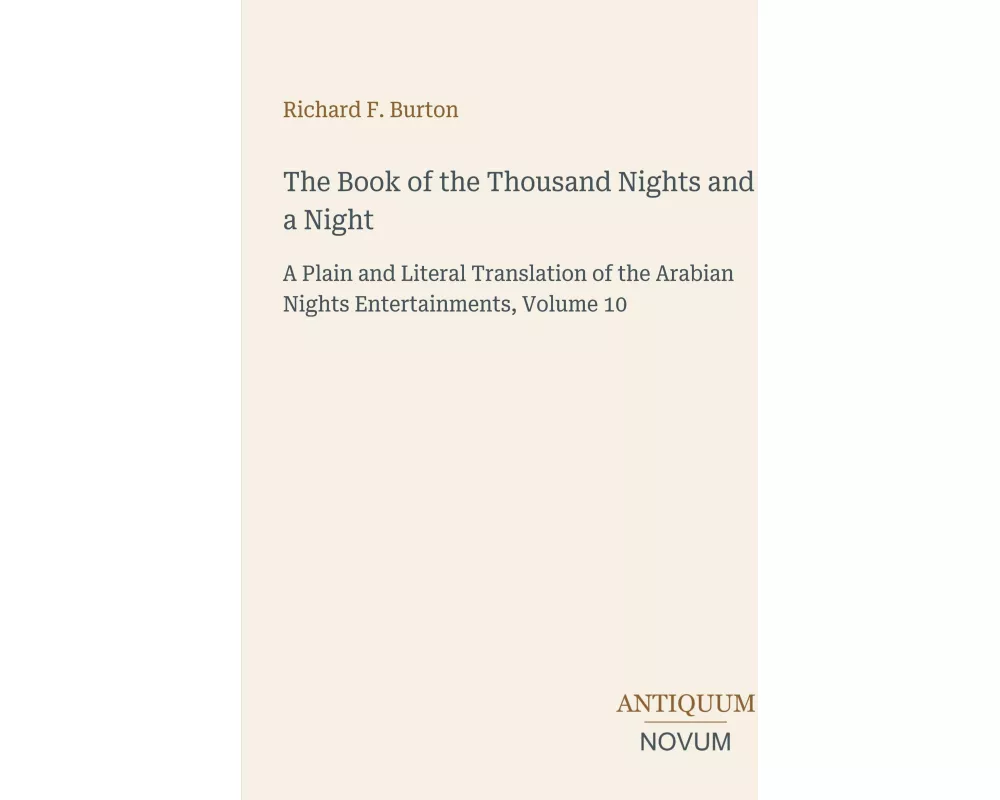 The Book of the Thousand Nights and a Night