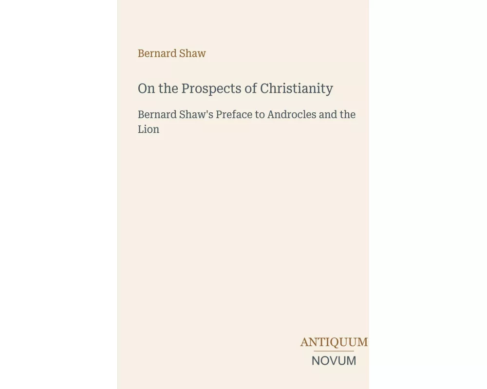 On the Prospects of Christianity