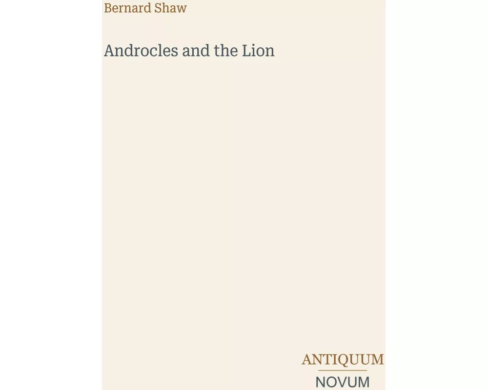 Androcles and the Lion