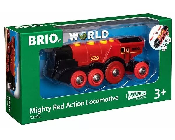 BRIO World - Rote Lola Batterielok