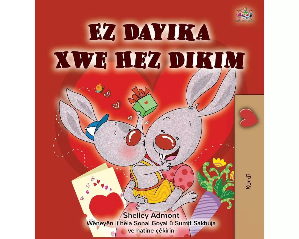 I Love My Mom (Kurdish Children's Book)