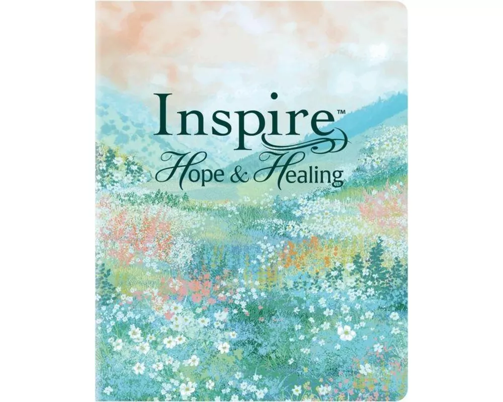 NLT Inspire Hope and Healing Bible, Filament Enabled (Leatherlike, Wildflower Meadow)