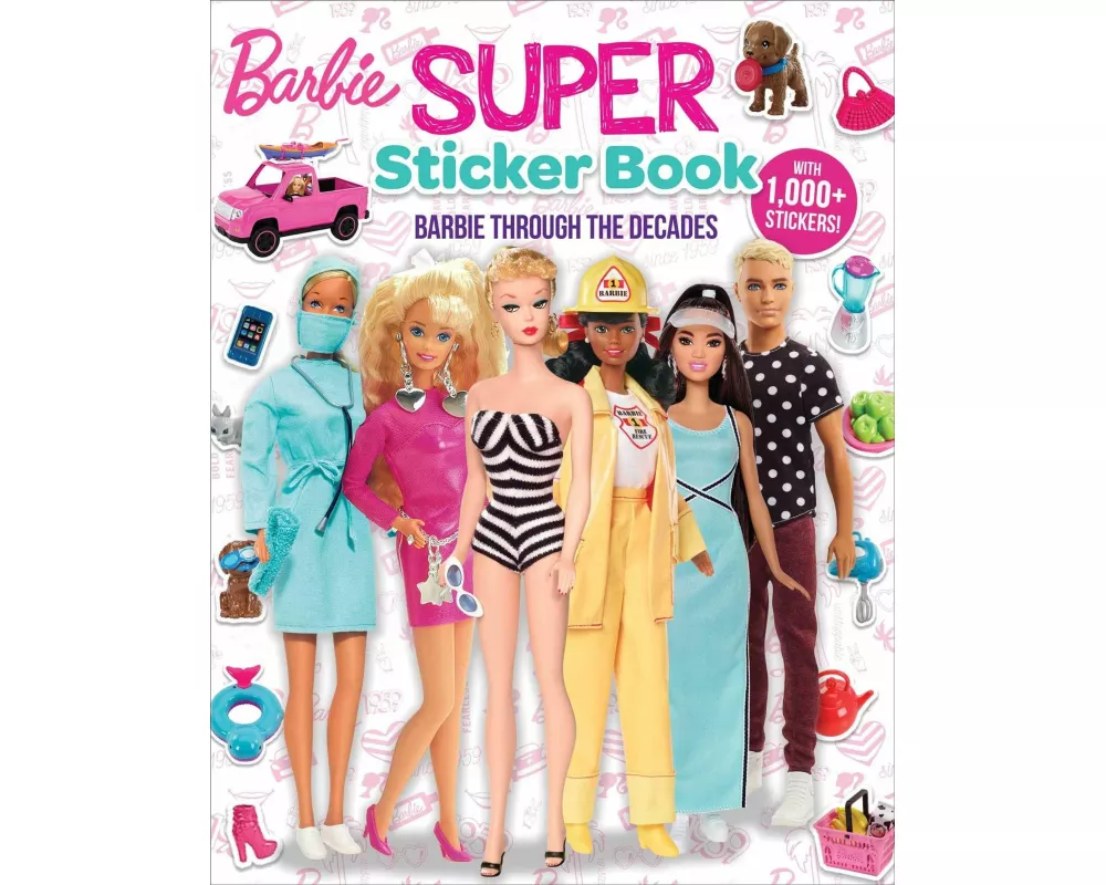 Barbie: Super Sticker Book: Through the Decades