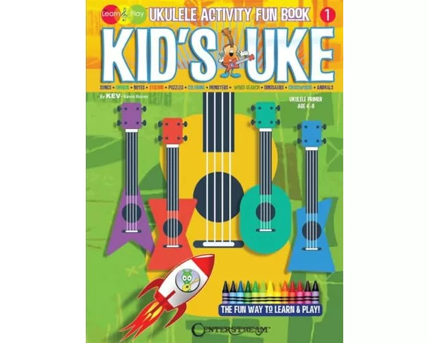 Kid's Uke - Ukulele Activity Fun Book