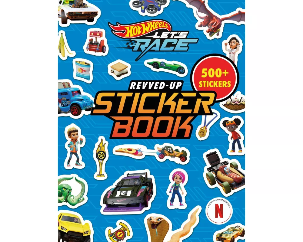 Hot Wheels Let's Race: Revved-Up Sticker Book