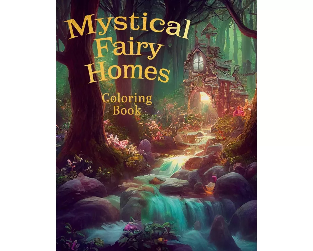 Mystical Fairy Homes Coloring