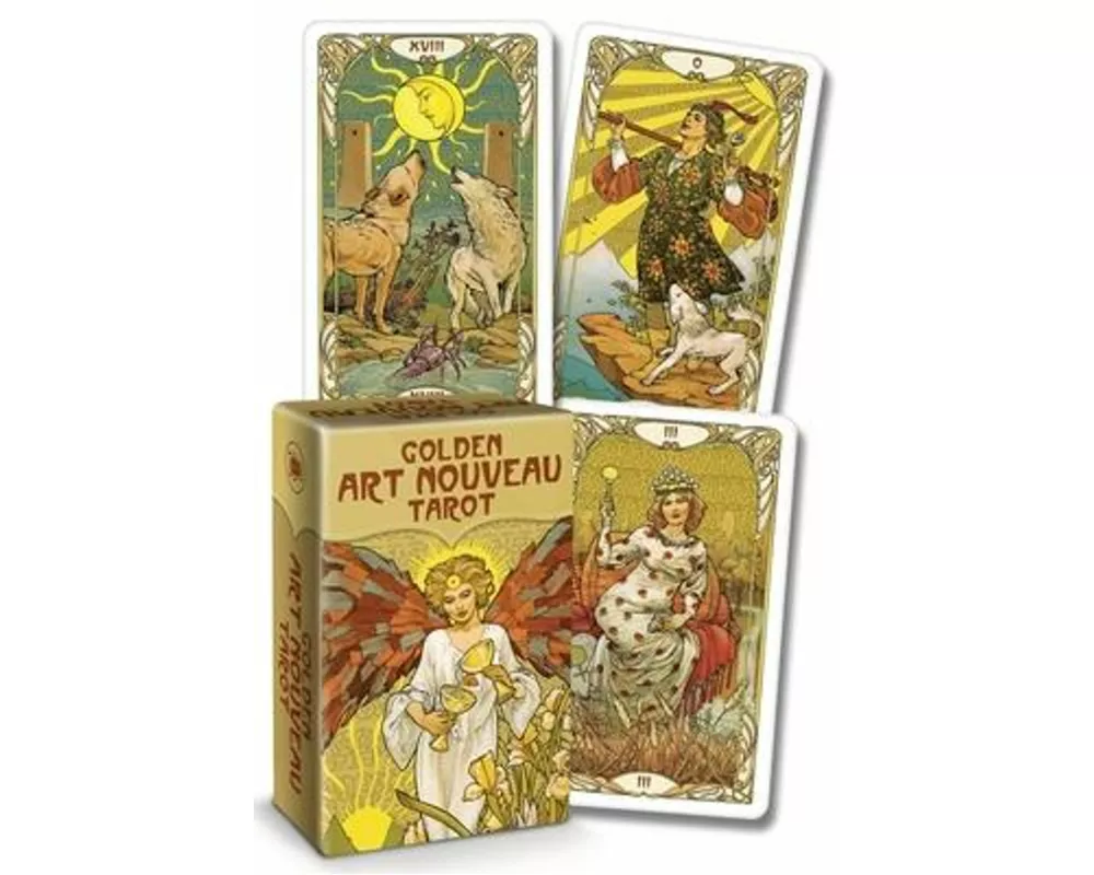 Golden Art Nouveau Tarot Mini