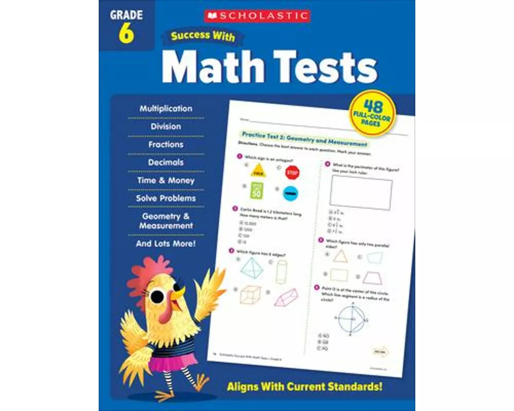 Scholastic Success With Math Tests, Grade 6